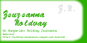 zsuzsanna moldvay business card